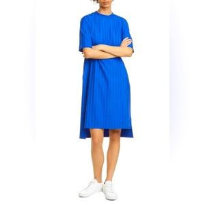 Eileen Fisher Texture Stripe T-Shirt Dress